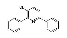3-chloro-2,6-diphenylpyridine结构式