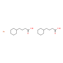 Cyclohexanebutyric acid ferric salt Structure