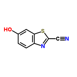 2-CYANO-6-HYDROXYBENZOTHIAZOLE structure