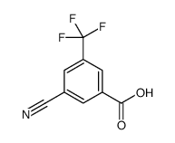 3-cyano-5-(trifluoromethyl)benzoic acid Structure