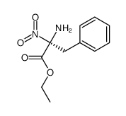 ethyl 2-nitro-3-phenyl-L-alaninate结构式