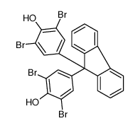 9,9-BIS(3',5'-DIBROMO-4'-HYDROXYPHENYL)FLUORENE Structure