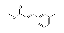 (2E)-3-(3-甲基苯基)-2-丙烯酸甲酯结构式