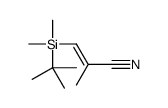 3-[tert-butyl(dimethyl)silyl]-2-methylprop-2-enenitrile Structure