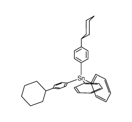 (C6H5)2Sn(C6H4-p-cyclo-C6H11)2结构式