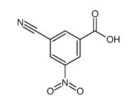3-氰基-5-硝基苯甲酸结构式