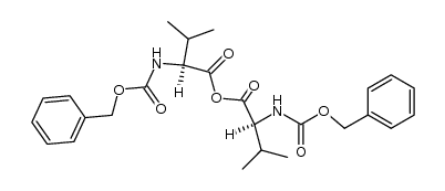 Nα-benzyloxycarbonyl-L-valine anhydride结构式
