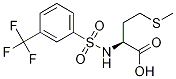 S-甲基-N-[3-(三氟甲基)苯磺酰基]同型半胱氨酸结构式