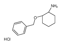 R,R-2-Benzyloxycyclohexylamine hydrochloride Structure