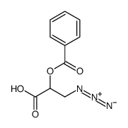 3-Azido-2-(benzoyloxy)propanoic acid Structure