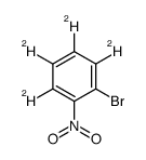 1-bromo-2,3,4,5-tetradeuterio-6-nitrobenzene Structure