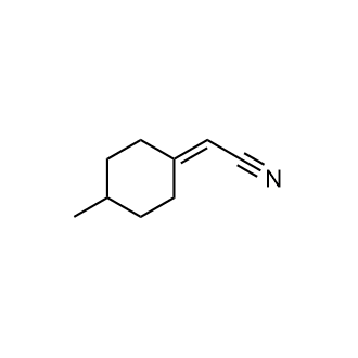 (S)-2-(4-甲基亚环己基)乙腈结构式
