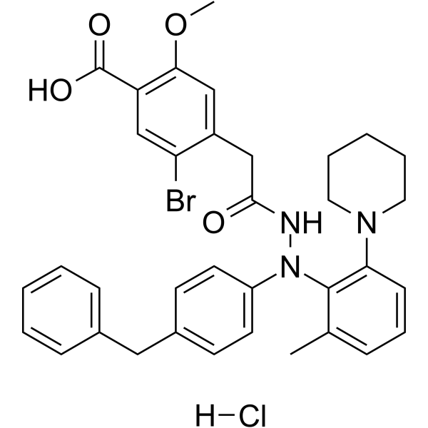 Teslexivir hydrochloride结构式