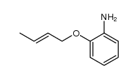 (E)-2-(but-2-en-1-yloxy)aniline Structure