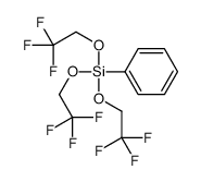 phenyl-tris(2,2,2-trifluoroethoxy)silane Structure