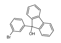 9-(3-bromophenyl)-9H-fluorene-9-ol structure