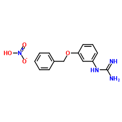 1-(3-(benzyloxy)phenyl)guanidine nitrate结构式