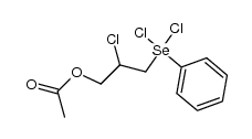 (3-acetoxy-2-chloropropyl)phenylselenium dichloride结构式