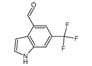 6-(trifluoromethyl)-1H-indole-4-carbaldehyde Structure