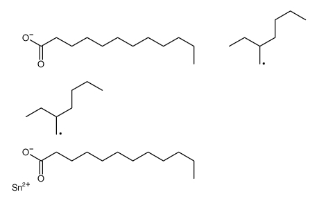 [dodecanoyloxy-bis(2-ethylhexyl)stannyl] dodecanoate结构式