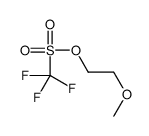 2-methoxyethyl trifluoromethanesulfonate结构式