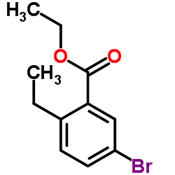 5-溴-2-乙基苯甲酸乙酯结构式
