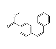 4-((E)-苯乙烯基)-苯甲酸甲酯结构式