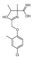 2-[[2-(4-chloro-2-methylphenoxy)acetyl]amino]-2,3-dimethylbutanamide Structure
