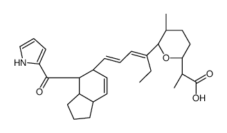 脱乙基茚达霉素结构式