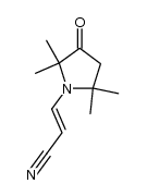 trans-N-β-(2,2,5,5-tetramethylpyrrolidon-3-yl)acrylonitrile Structure