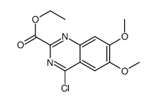 4-氯-6,7-二甲氧基喹唑啉-2-羧酸乙酯结构式