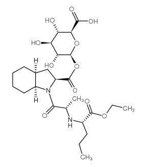 培哚普利酰基-β-D-葡糖醛酸结构式