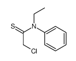 Ethanethioamide,2-chloro-N-ethyl-N-phenyl-结构式