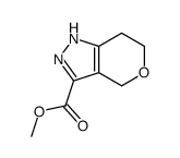 1,4,6,7-四氢吡喃并[4,3-c]吡唑-3-羧酸甲酯结构式