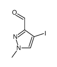 4-Iodo-1-Methyl-1H-pyrazole-3-carbaldehyde Structure