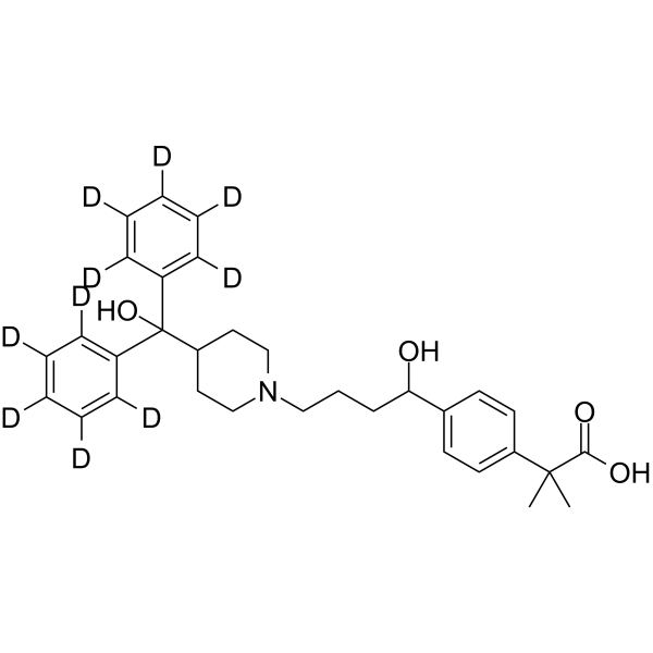 Fexofenadine-d10 Structure