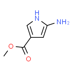 5-氨基-1H-吡咯-3-羧酸甲酯结构式