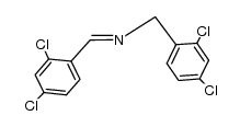 N-(2,4-dichlorobenzylidene)-1-(2,4-dichlorophenyl)methylamine Structure