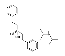diisopropylammonium bis(2-phenylethyl)diselenophosphinate Structure