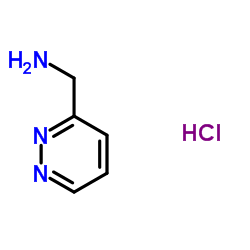 pyridazin-3-ylmethanamine hydrochloride Structure