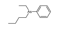 Phenyl-ethyl-butylarsine结构式