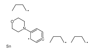 4-(4-(三丁基锡烷基)苯基)吗啉结构式
