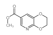 2,3-二氢-[1,4]二恶英[2,3-b]吡啶-7-羧酸甲酯结构式