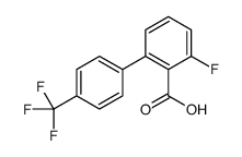 2-fluoro-6-[4-(trifluoromethyl)phenyl]benzoic acid Structure