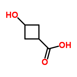 反式-3-羟基环丁烷甲酸结构式