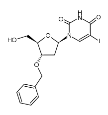 3'-O-benzyl-2'-deoxy-5-iodouridine Structure