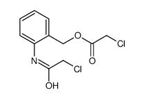 Chloro-acetic acid 2-(2-chloro-acetylamino)-benzyl ester结构式