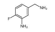 5-(氨基甲基)-2-氟苯胺结构式