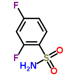2,4-二氟苯磺酰胺结构式