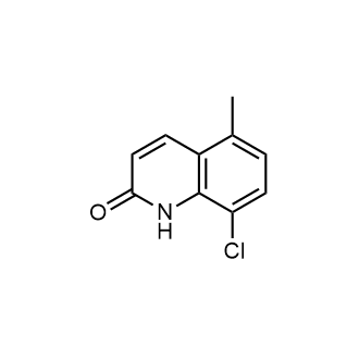 8-氯-5-甲基喹啉-2(1H)-酮结构式